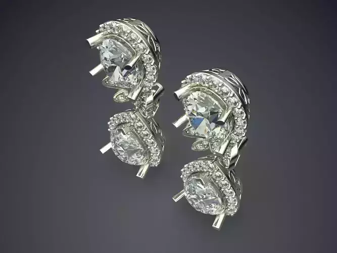 Sophisticated Brooch Covered With Diamonds CAD 5142