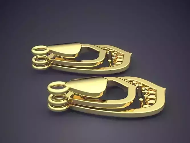 Simple Hollow Pendant CAD 5131