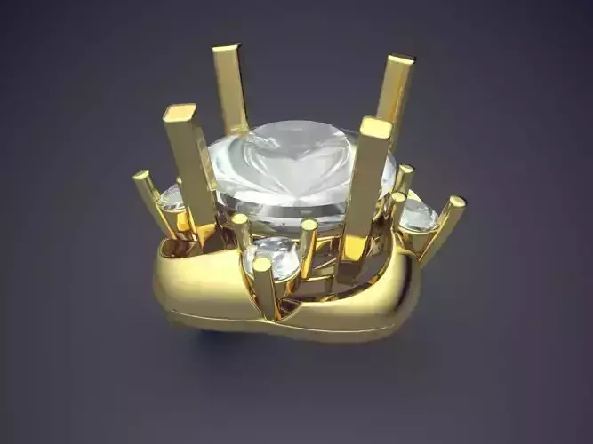 Jewerly Piece With Huge Diamond CAD 5129