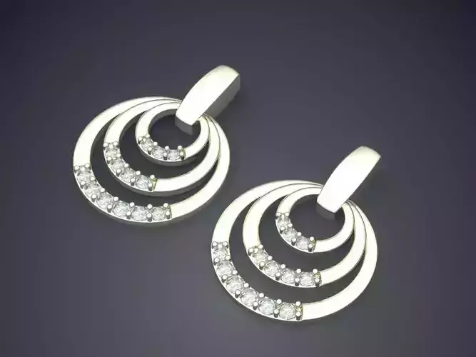 Simple Circle Earrings CAD 5103