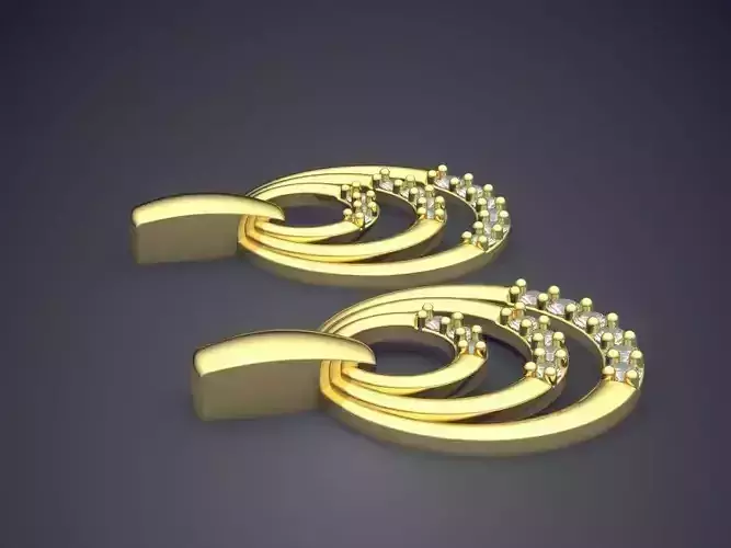 Simple Circle Earrings CAD 5103