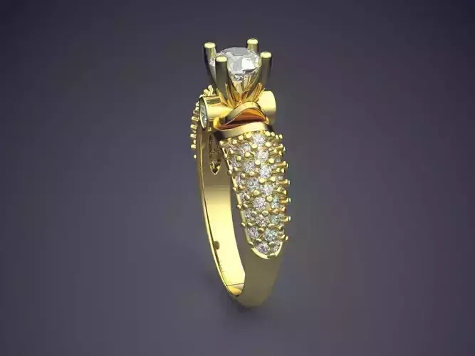 Luxury Ring Covered In Diamonds CAD 5102