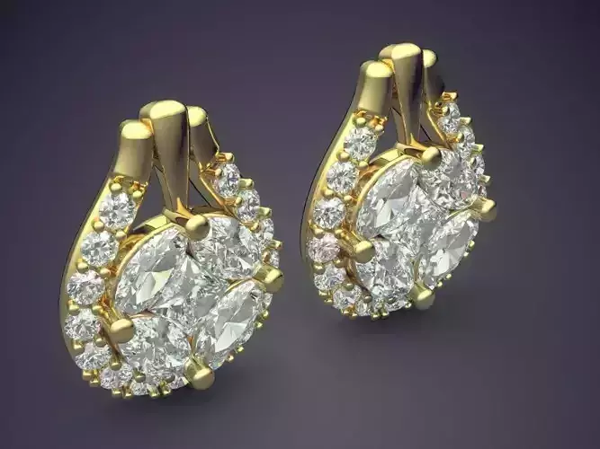 Luxurious Brooches Covered In Diamonds CAD 5094