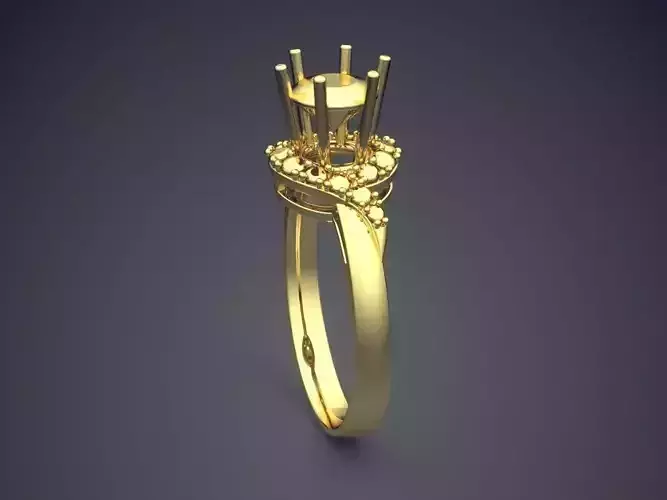 Ring With Crown On Top CAD 5091