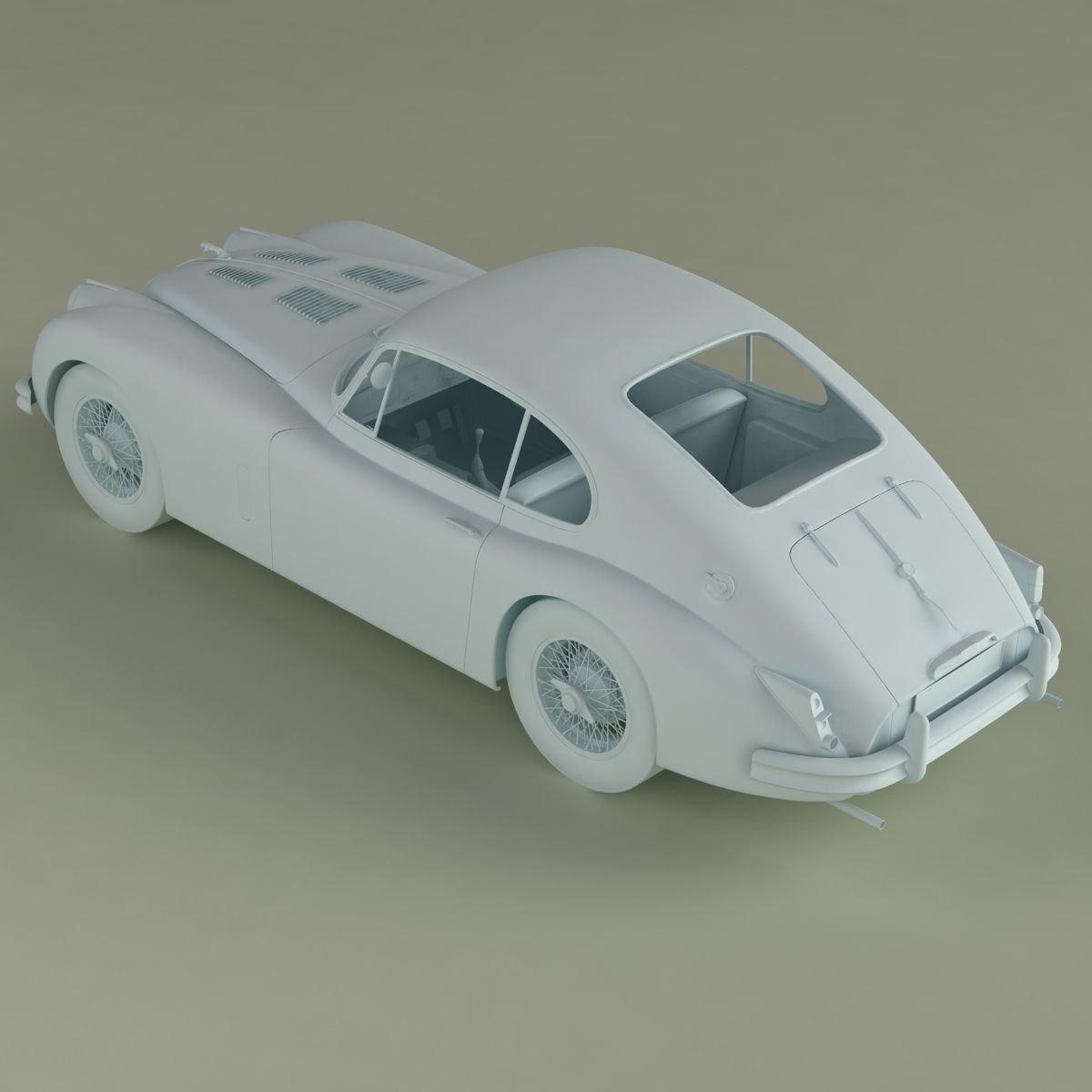 Jaguar XK150 S Fastback 3D model_9