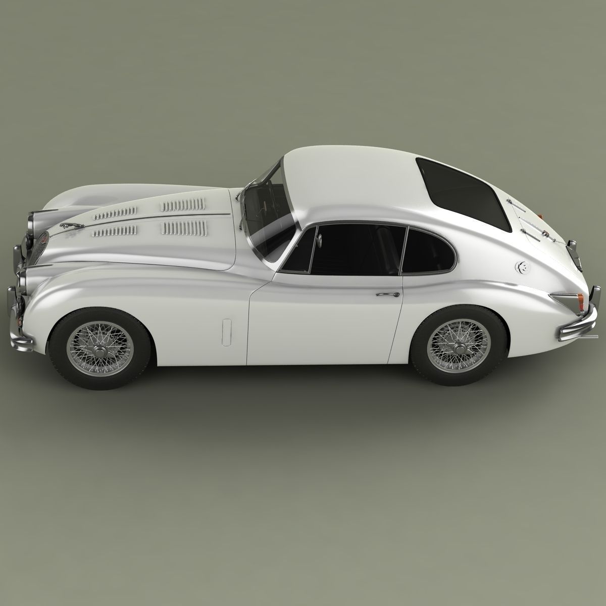 Jaguar XK150 S Fastback 3D model_6