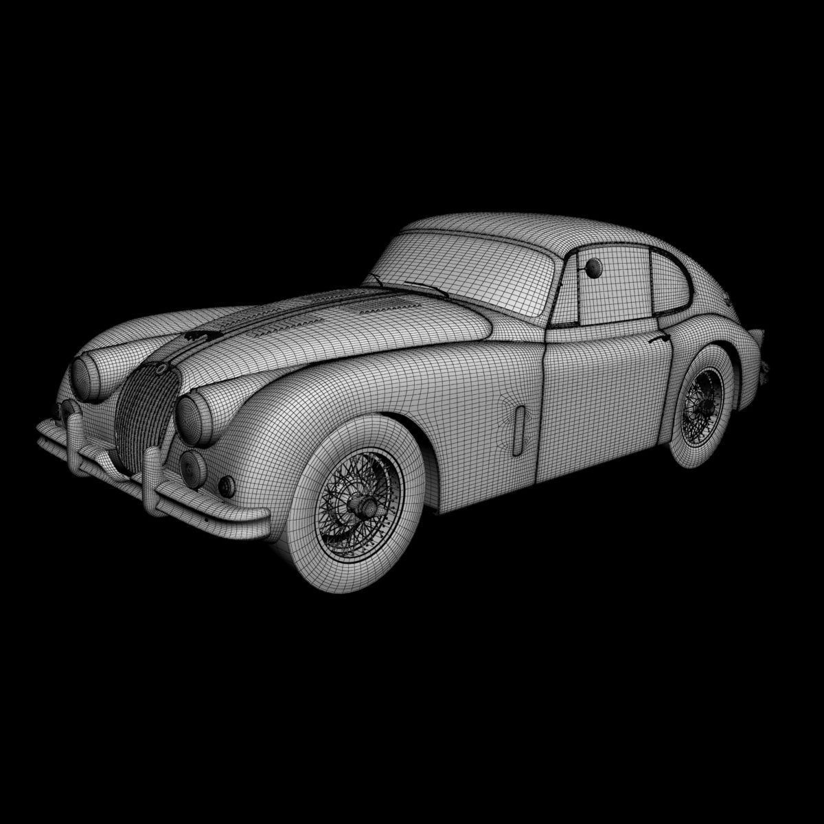 Jaguar XK150 S Fastback 3D model_13