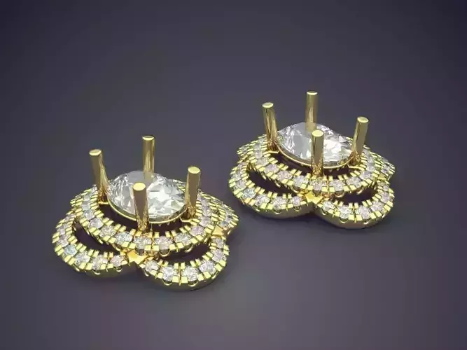 Oval Brooch With Oval Diamond CAD 5081