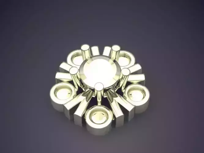Simple Brooch With Ornaments On Top CAD 5072