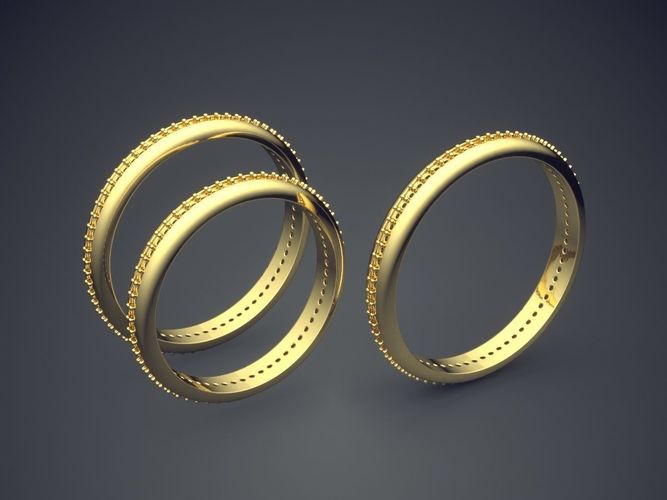 Very Simple Ring Combo CAD 5064 3D print model
