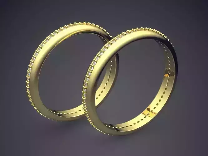 Engagement Rings With Tiny Diamonds CAD-5051