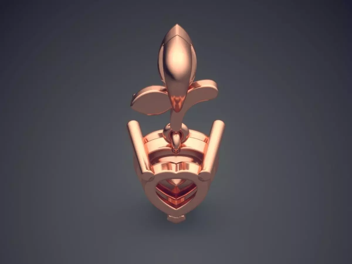 Pendant CAD-5045 3D print model_2