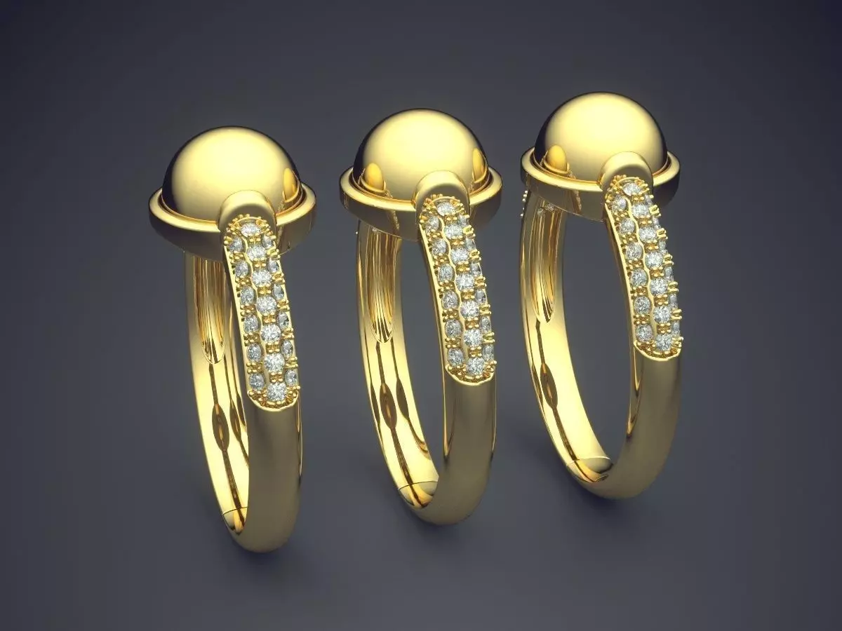 Rings CAD-5046 3D print model_3