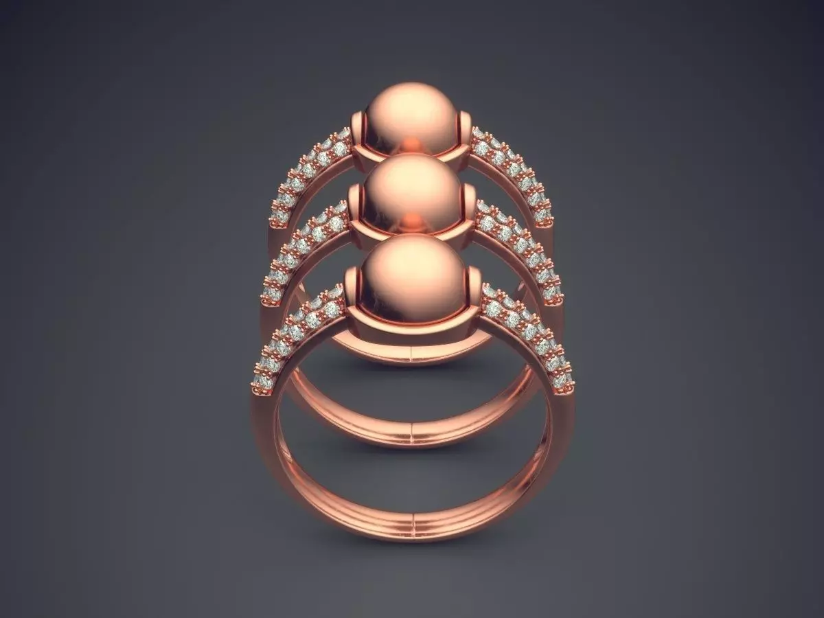 Rings CAD-5046 3D print model_2