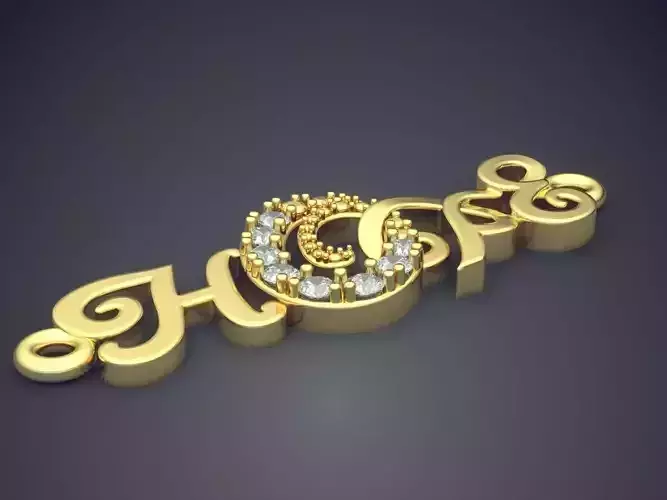 Pendant CAD-5012 3D print model