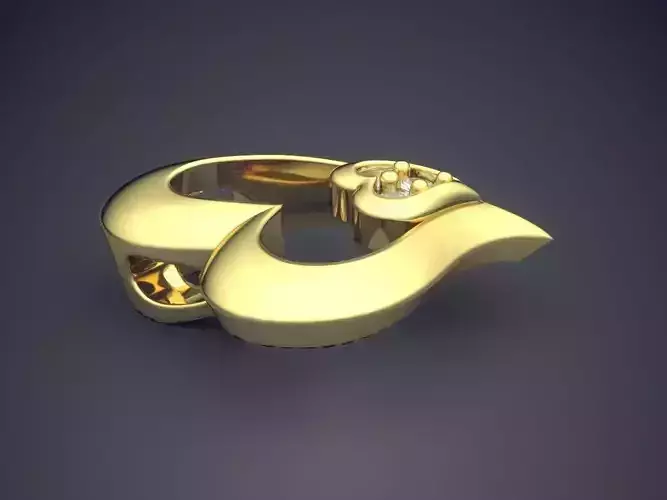 Heart Shape Pendant CAD-5003