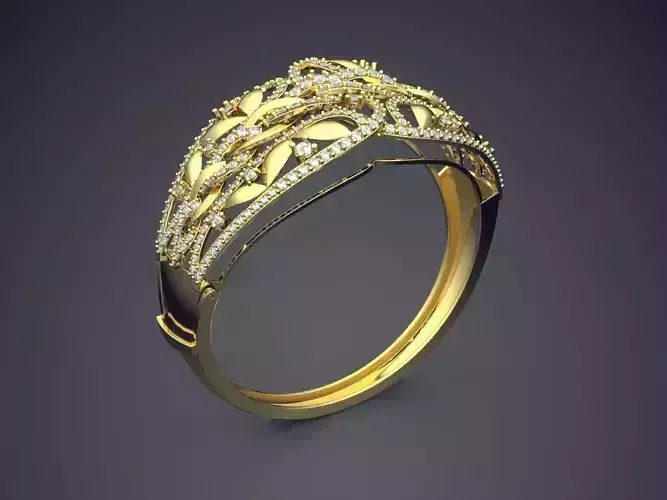 Ring With Tiny Diamonds CAD-5015 3D print model