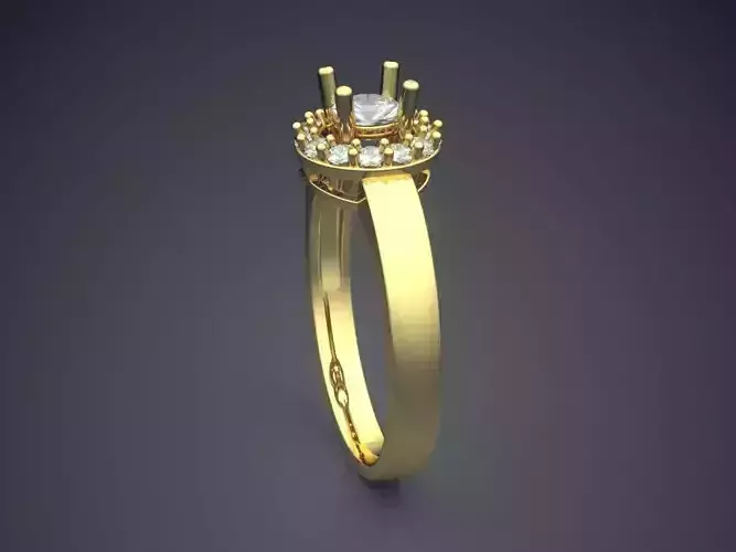 Ring With Diamonds CAD-4999