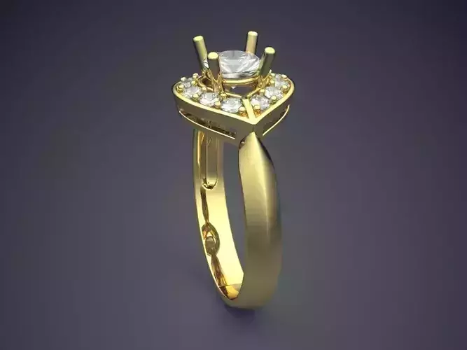 Ring With Diamonds CAD-4995