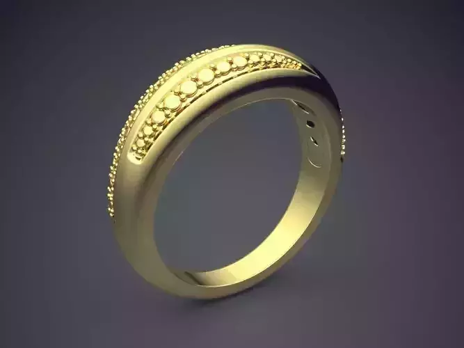 Detailed Ring CAD-4993