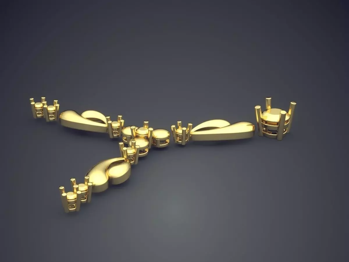 Pendant CAD-4986 3D print model_3