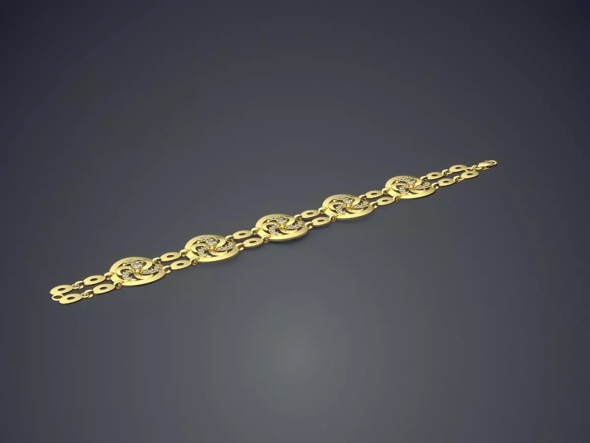 Bracelet CAD-4979 3D print model_0