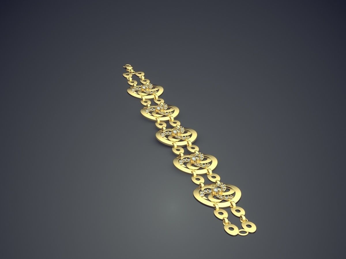 Bracelet CAD-4979 3D print model_3