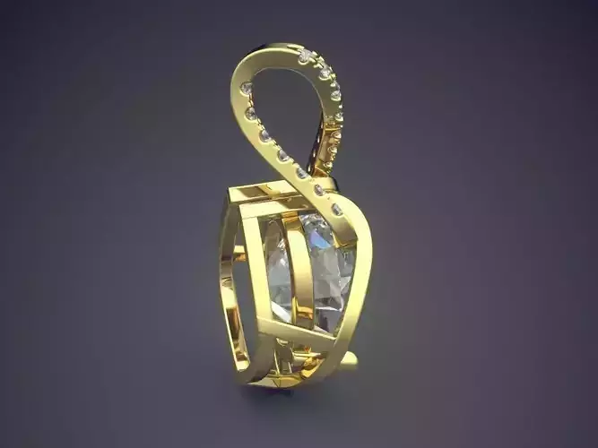 Pendant With Diamonds CAD-4967