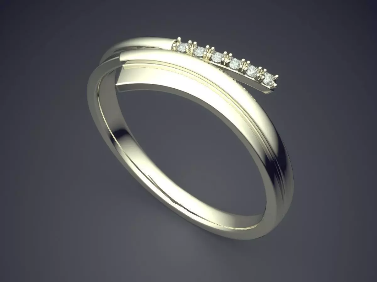 Ring CAD-4960 3D print model_1
