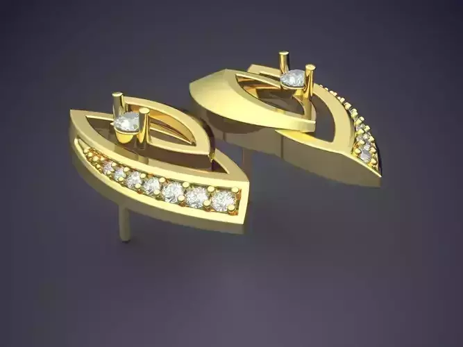 Earrings CAD-4943