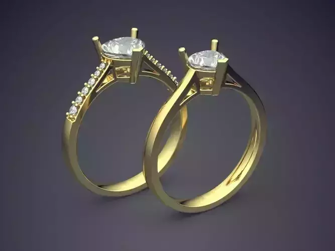 Engagement Rings With Diamonds CAD-4932