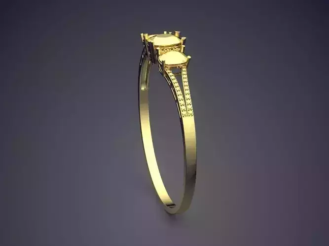 Thin Engagement Ring CAD-4926