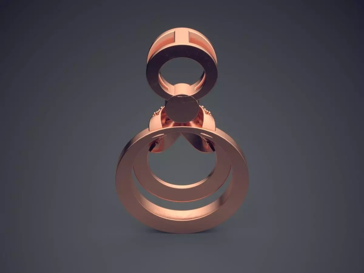 Pendant CAD-4909 3D print model_2