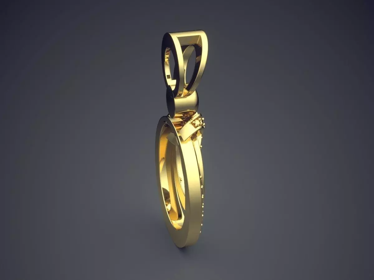 Pendant CAD-4909 3D print model_3