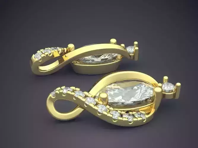 Pendant With Diamonds CAD-4901