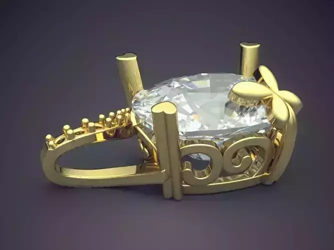 Pendant With Diamonds CAD-4892