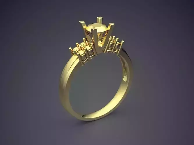 Engagement Ring CAD-4884