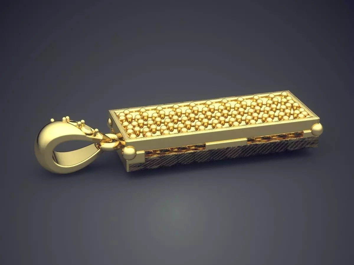 Pendant CAD-4883 3D print model_3