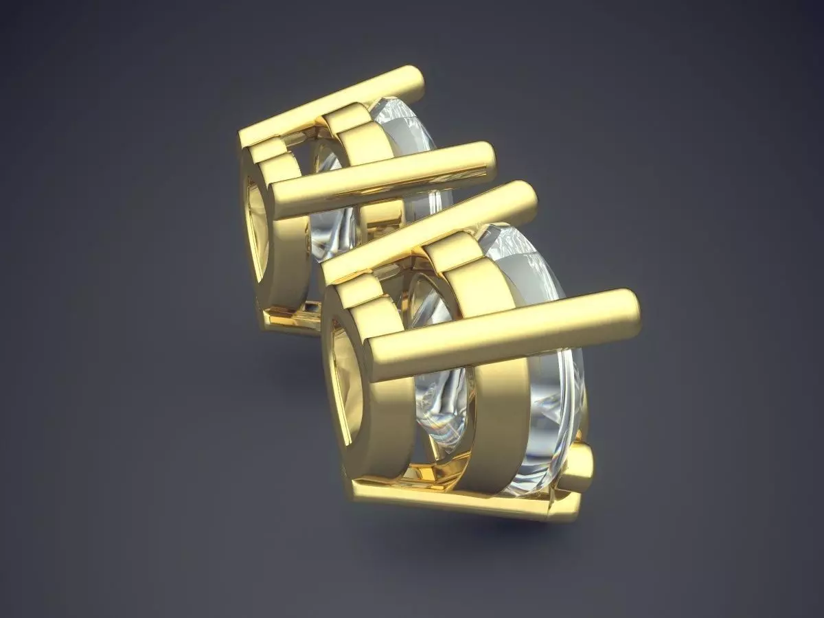 Pendant With Diamonds CAD-4856 3D print model_3