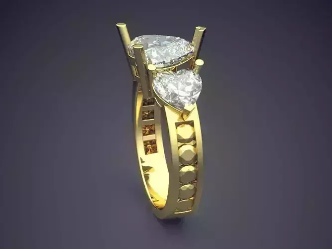 Ring With Diamonds CAD-4851