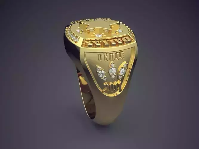 Thick Engraved Ring CAD-4849