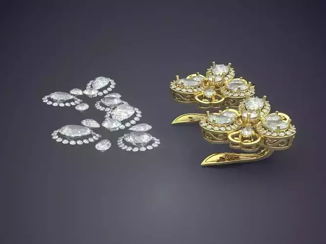 Pendant With Diamonds CAD-4841