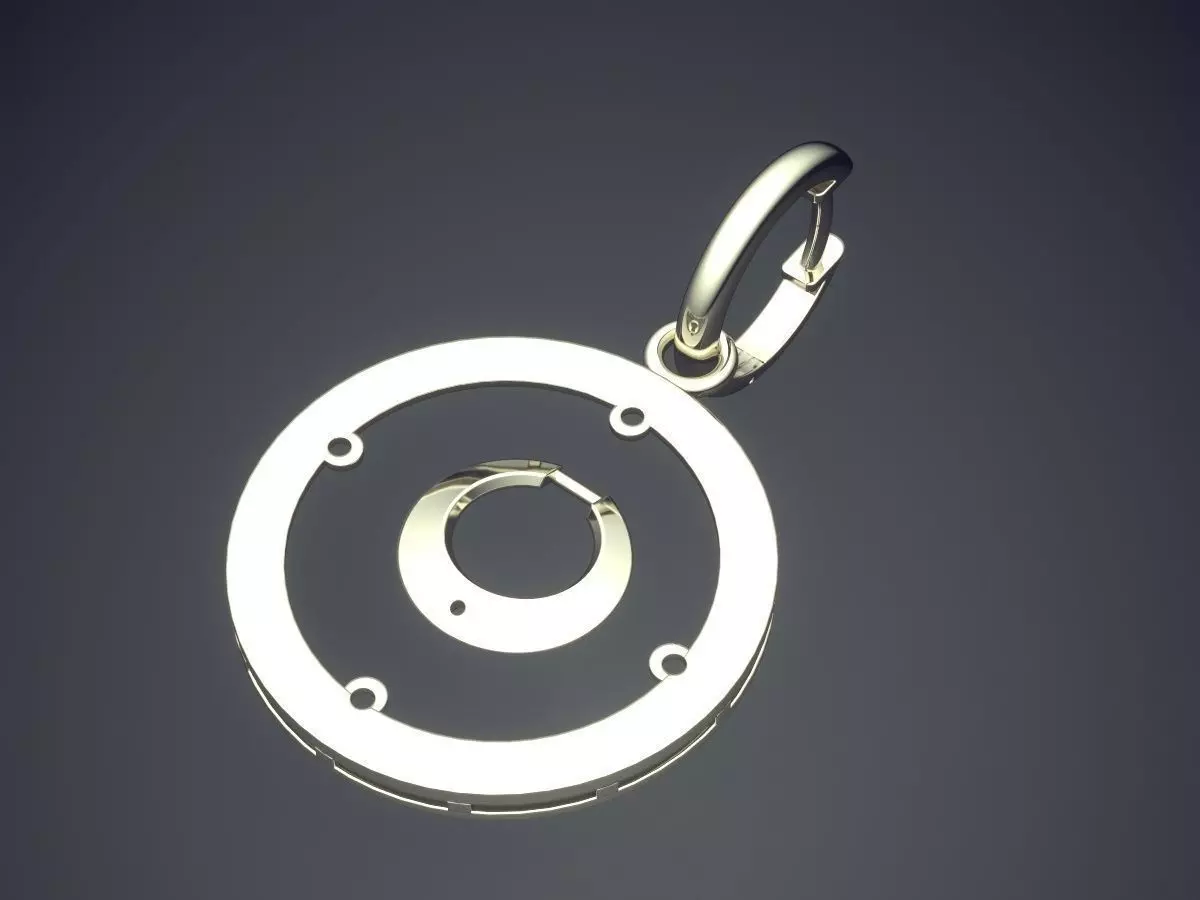 Pendant CAD-4807 3D print model_1
