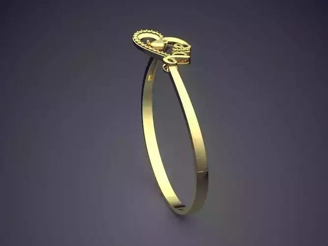 Thin Engraved Love Engagement Ring CAD-4806