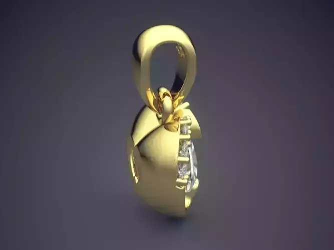 Pendant With Diamonds CAD-4789