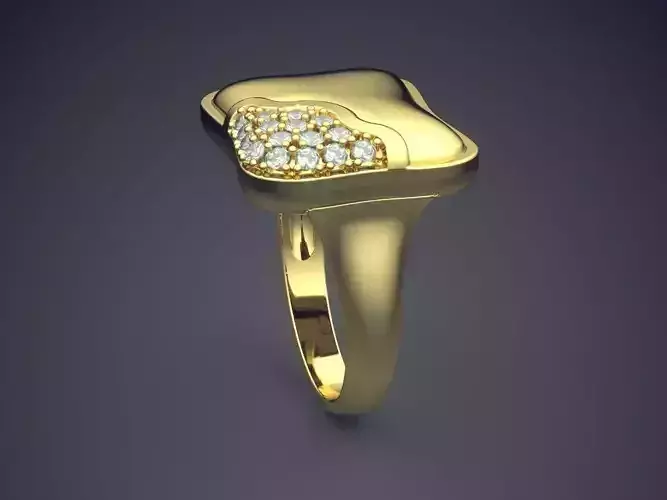 Unique Ring CAD-4786