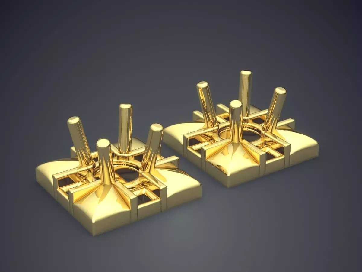 Earrings CAD-4761 3D print model