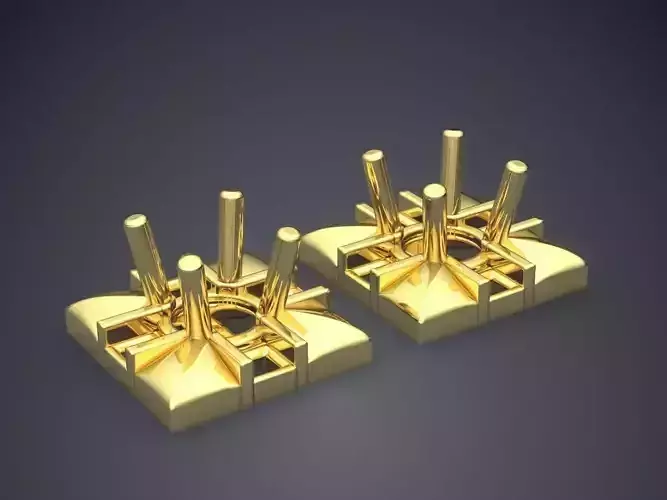 Earrings CAD-4761 3D print model