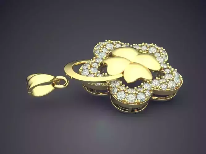 Pendant With Diamonds CAD-4759