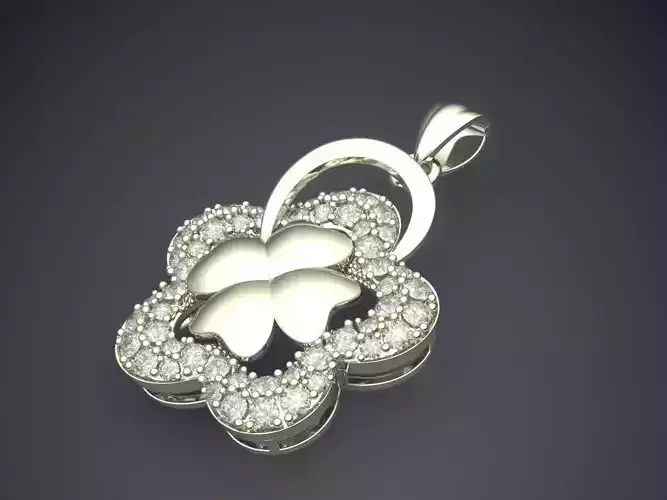 Pendant With Diamonds CAD-4759